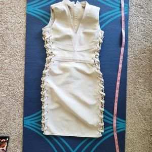 SOLD --- Tan sleeveless bandage dress